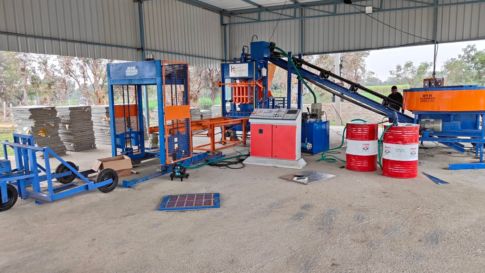 HVB Exports Fly Ash Brick Machine