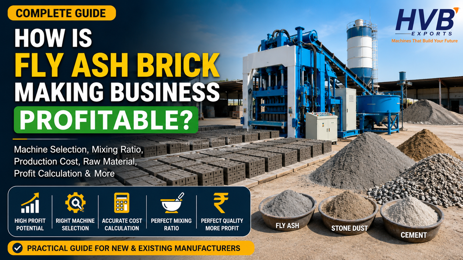 fly ash brick business